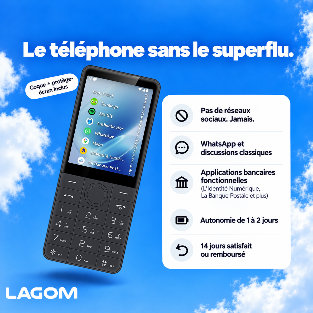 Téléphone Lagom