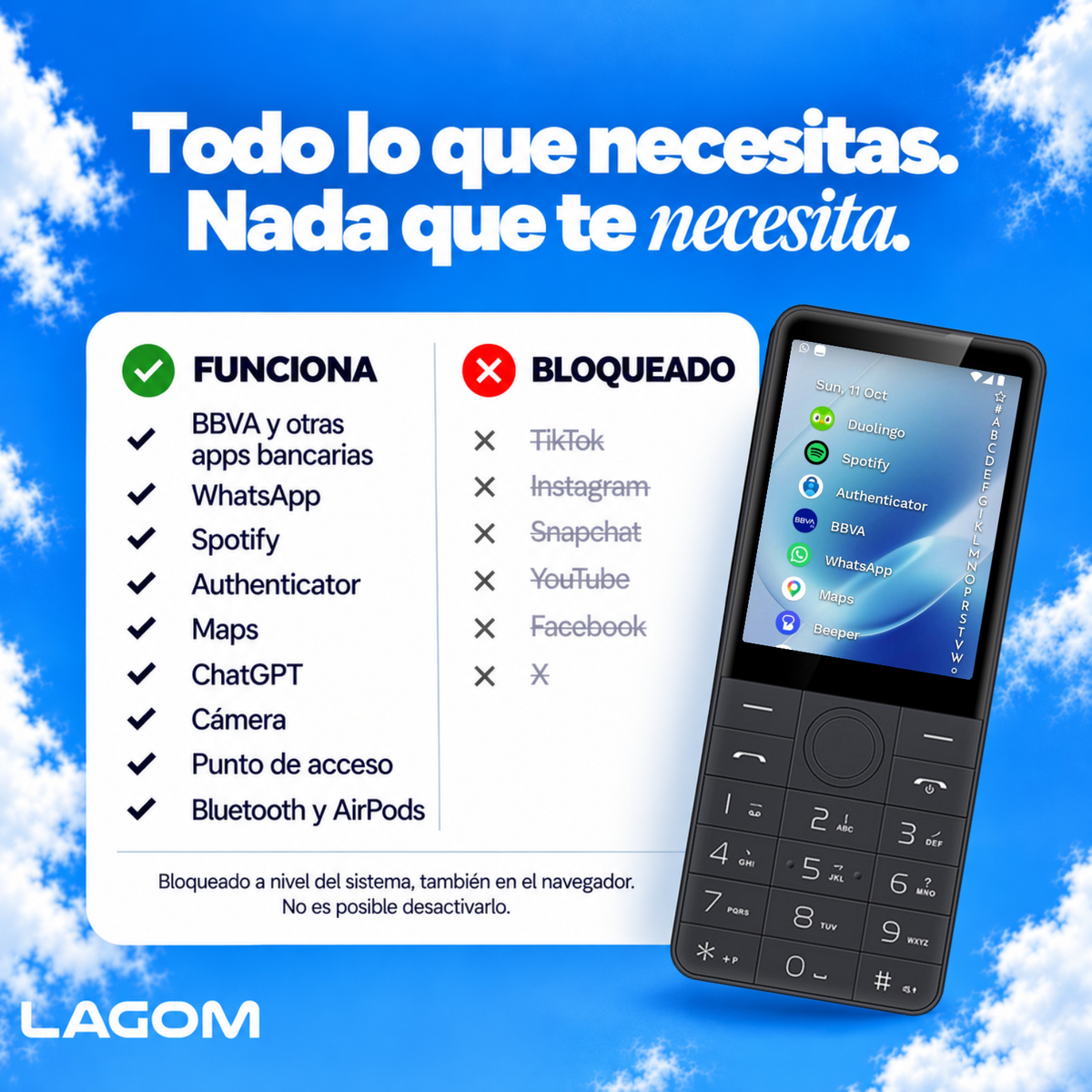 Teléfono Lagom