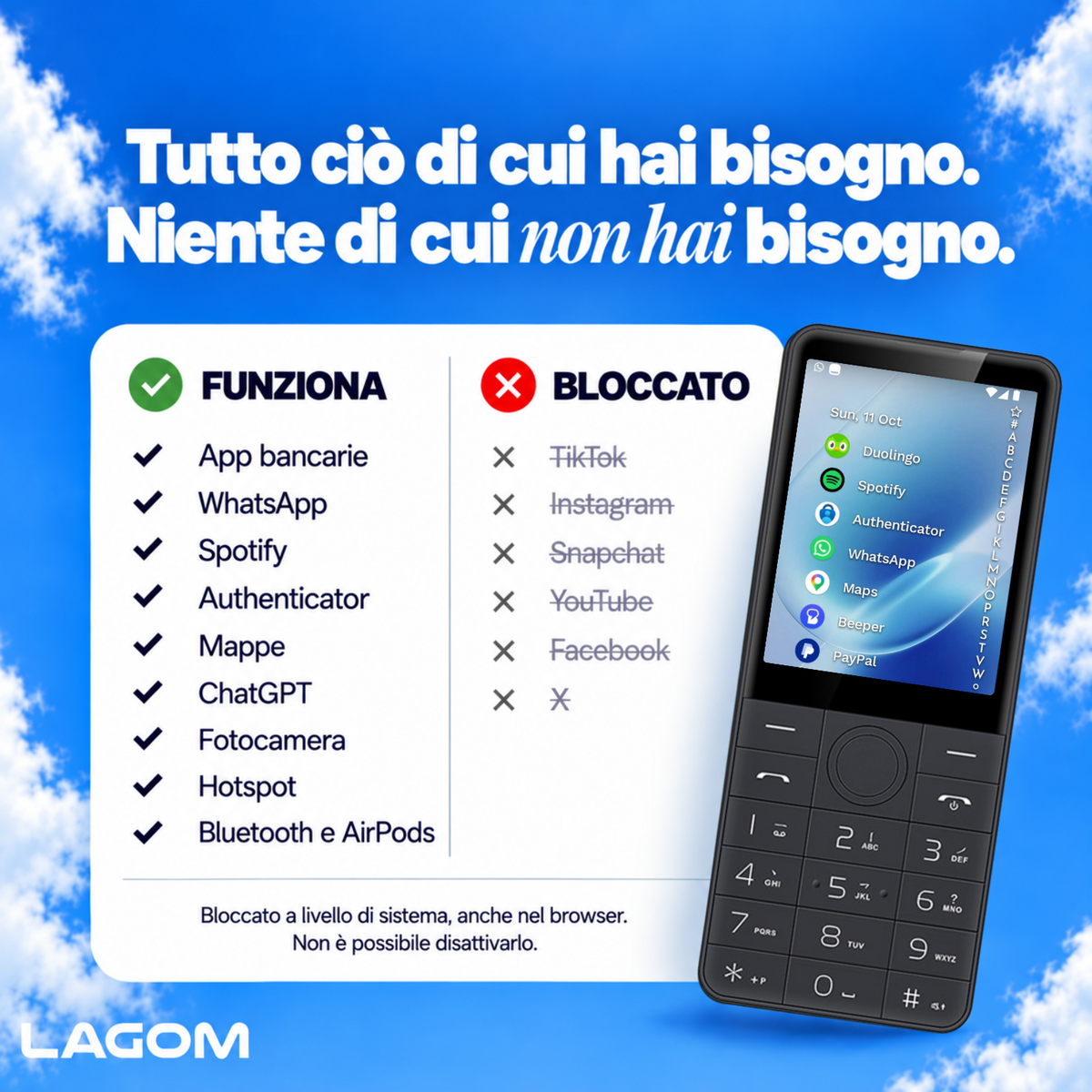 Telefono Lagom