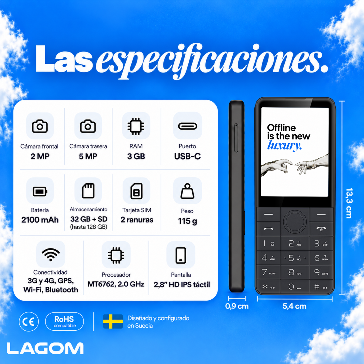 Teléfono Lagom